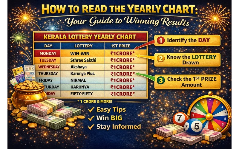 kerala lottery yearly chart at Lottery 7 Club body image